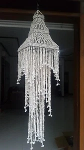 Victoria Square Long Nassa Chandelier Shade - Picture 1 of 5