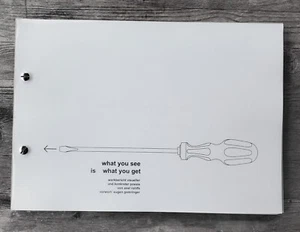 Axel Rohlfs Visuelle Poesie Bk - Lim Ed 300 - Bild 1 von 1