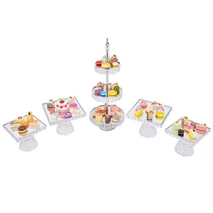 5-Piece Set Dessert Display Rack Cupcake Cake Stand For Party Wedding Decorate - Picture 1 of 9