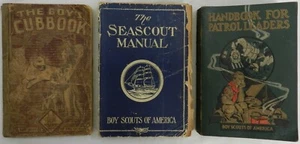 Boy Scouts BSA, Manual Partrol Leaders, Seascout Manual, Cub, 1925, 29, 30, lote de 3 - Imagen 1 de 9