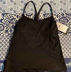 Nike Women's Black Convertible Tankini SWIM TOP SZ SMALL NEW - Picture 1 of 12