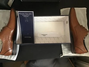 Paolo Vandini Teilo 4-Eyelet Crocodile Effect Leather Shoes BNiB Size UK11/EU45 - Picture 1 of 8