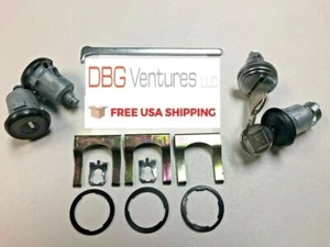 Fits 1981-87 Regal Grand National Door, Trunk & Glove Lock set-Black Finish - Picture 1 of 1