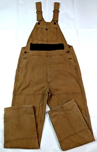 Vtg Cabela's Bird Hunting Double Knee Brush Bib Overalls, Men M (31 Inseam)  - Picture 1 of 13