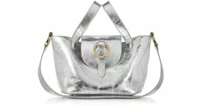 MELI MELO X1208 Thela Silver Leather Shoulder Bag - Image 1 of 4