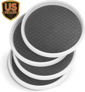 Lazy Susan Organizers for Kitchen Storage - 4 Set of Turntables for Cabinet, ... - Picture 1 of 12
