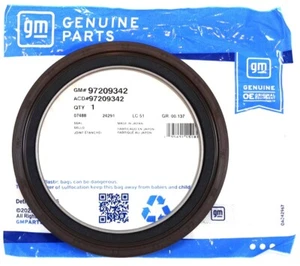 Genuine GM 97209342 Rear Main Seal 2001–2025 Duramax LB7/LLY/LBZ/LMM/LML/L5P - Picture 1 of 7