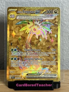 Pokémon Alolan Exeggutor ex 248/191 Sv08: Surging Sparks Holo Hyper Rare NM - Picture 1 of 2