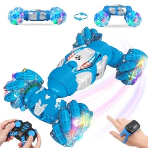 Boys Aged 6-12 Birthday Gift Ideas- Gesture Sensing RC Stunt Car Toy for Kids... - Picture 1 of 7