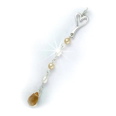 SilberDream Anhänger + Band Perlen & Zirkonia 925 Silber MXK01 - Bild 1 von 3