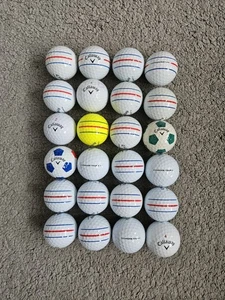 CALLAWAY CHROME SOFT CHROME TOUR GOLF BALLS X 24 PEARL MINT - Picture 1 of 1