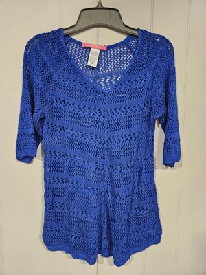 Sunny Leigh крючком кружевной верхний маленький средний чистый богемное фестиваль наслоения пляж - Изображение 1 из 3