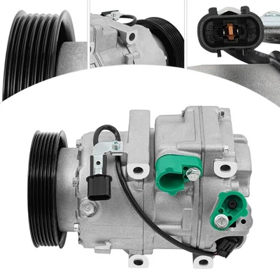 Air AC Compressor w/ 6-Groove 977011U600 For 2011-2012 2013 Kia Sorento V6 3.5L - Image 1 of 4