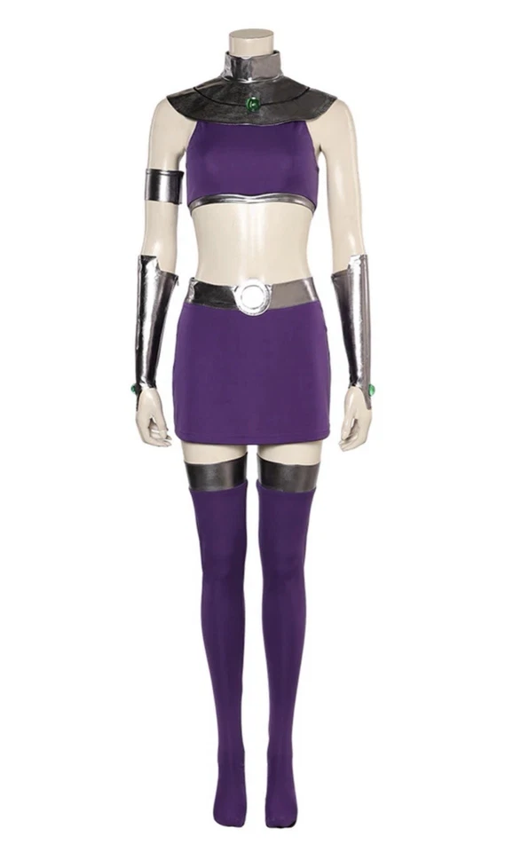 动漫Starfire青少年泰坦系列女式角色扮演服装 — 第 1/4 张图片