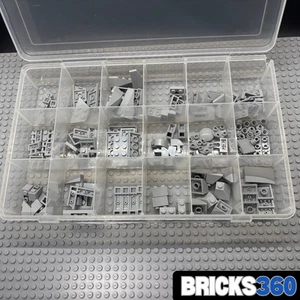 Lego Nuevo Surtido Gris Claro Piezas Lego Lote de Piezas - Azulejos, Pendientes, MÁS - Imagen 1 de 6