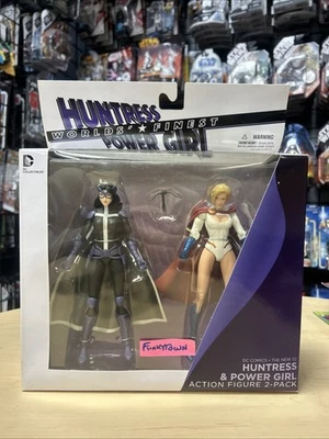 Figura de acción Huntress Power Girl World’s Finest 7" paquete de 2 coleccionables de DC Foto 1 de 4