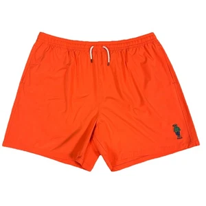 Polo Ralph Lauren Size 3XB Traveler Polo Bear Swim Shorts Trunk Orange Beach 3XL - Picture 1 of 11