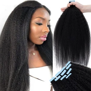 Cinta sin rastro en extensiones de cabello humano 100 % Remy cabello piel trama doble dibujo - Imagen 1 de 33