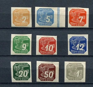Bohemia & Moravia WW II : Newspaper stamps set from 1943 - mint - Picture 1 of 1