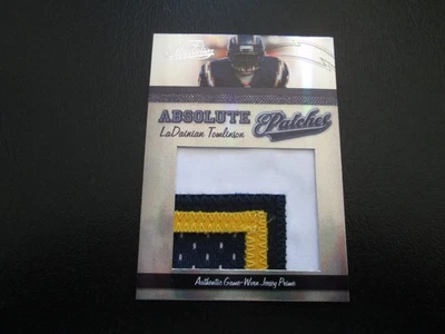 LADAINIAN TOMLINSON ABSOLUTE PATCHES 4 COLOR GAME WORN PATCH CARD #5/25 **READ** - Image 1 of 4