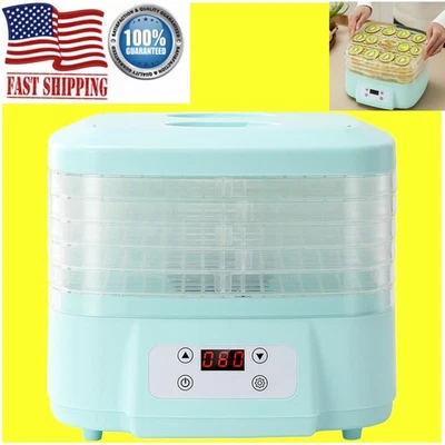 Máquina secadora de alimentos para el hogar con 6 bandejas temporizador ajustable y control de temperatura Foto 1 de 4