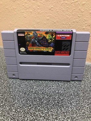 Super Ghouls 'n Ghosts Super Nintendo SNES Cartridge Only Authentic Tested Works - Image 1 of 4
