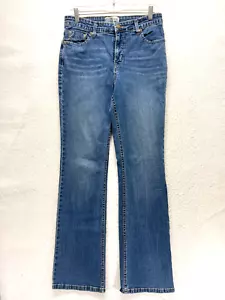 Levi Strauss At Waist Boot Cut Jeans Women's Size 10 L - Medium Wash High Rise - Picture 1 of 12