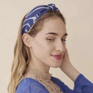 NEU blauer Knoten Stirnband Haarband geknotet - Bild 1 von 1