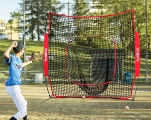 Malla Con Marco 7X7 Pies Para Practica Bateo De Beisbol Baseball Pitchers Kit US - Picture 1 of 10