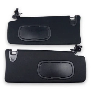 2011-2014 Dodge Dart Driver & Passenger Side Sun Visor Pair Set Black - Picture 1 of 9