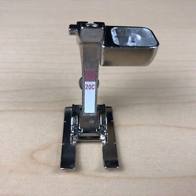 Genuine Bernina Open Toe Embroidery/Applique Foot #20C - 9mm - New Style - 4-eye - Image 1 of 4