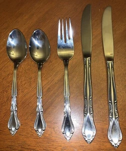 ROGERS CO. COREA STANLEY ROBERTS AUBERGE CUBIERTOS DE ACERO INOXIDABLE ~ LOTE DE 5 PIEZAS - Imagen 1 de 9