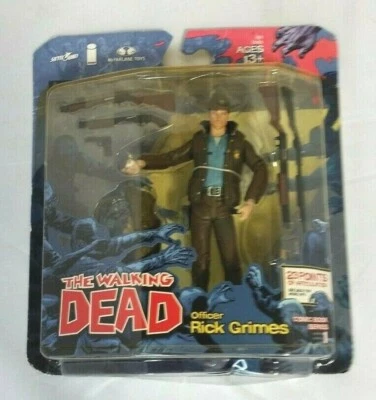 Oficial Rick Grimes Serie 1 McFarlane Toys The Walking Dead Cómic Nuevo Sin Abrir Foto 1 de 4