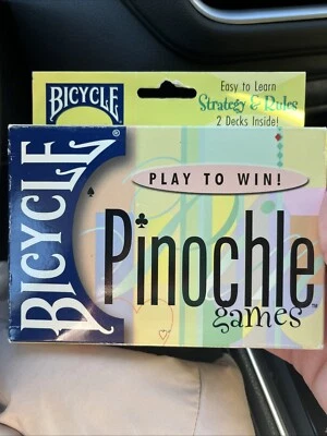 Bicycle Pinoche Games Play To Win! Easy To Learn Strategy & Rules 2 Decks ~ Open - Image 1 of 2