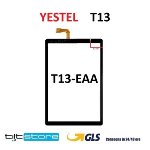 YESTEL T13 T13-EAA TOUCHSCREEN GLAS BILDSCHIRM SCHWARZ0 - Bild 1 von 1