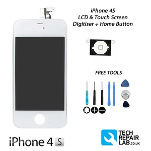 NEW Replacement FOR iPhone 4S LCD & Digitiser Screen Assembly GRADE AAA - WHITE - Picture 1 of 3