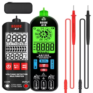BSIDE Multimetro Digitale Tester Ricaricabile Voltmetro Elettrico Smart Meter US - Foto 1 di 25