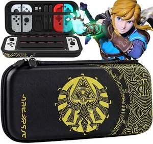 HÜLLE / CASE FÜR NINTENDO SWITCH OLED LEGEND OF ZELDA TEARS - Bild 1 von 17
