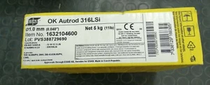 Filo Saldatura ESAB Acciaio Inox OK Autrod 316 LSi Bobina da Kg. 5 D200 mm. 1,0 - Imagen 1 de 2