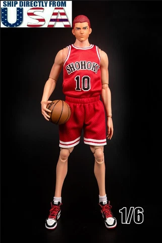 1/6 Slam Dunk Sakuragi Hanamichi Jersey Set For 12" Enterbay Hot Toy Male Figure Cover