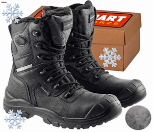 Arbeitsschuhe Winter Hoch Leder gefüttert S3 SRC 44 Schneeschuhe HOGERT HOGER... - Bild 1 von 7
