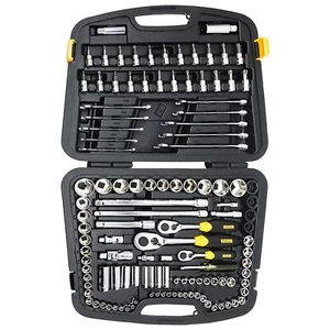 STANLEY 91-931 MASTER TOOL SET 120 PIECES OF 1/4 3/8 1/2 INCH - Picture 1 of 6