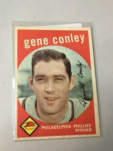 F45873  1959 Topps #492 Gene Conley PHILLIES
