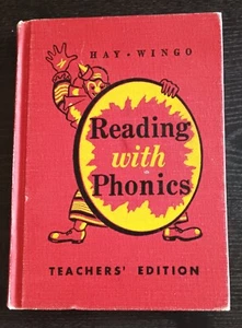 1948 1st Edition Reading with Phonics Teacher’s Edition HAY/WINGO HC VG Cond - Picture 1 of 7