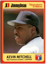 1991 Jimmy Dean #13 Kevin Mitchell  San Francisco Giants