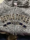 Toddler 4T Devils Tower Wyoming Full Zip Hooded Black/White