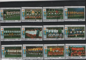 Mi.- Nr. 706 - 17 Zentralafrika 1981  Fußball WM 1982 Spanien - Picture 1 of 1