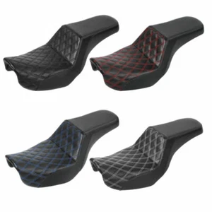 Driver Passenger Seat Fit For Harley Dyna Wide Glide Low Rider Street Bob 06-17 - Picture 1 of 16