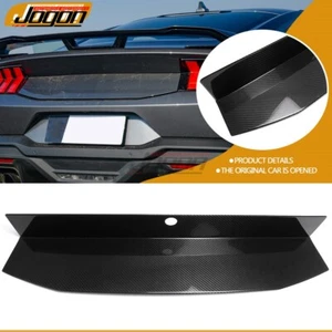 Carbon Exterior Trim For Ford Mustang S650 V8 i4 GT 2024 2025 Rear Decklid Panel - Picture 1 of 10