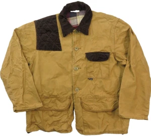 Vtg Red Head Shooting Jacket Coat Hunting Canvas Game Pouch Corduroy Mens Large - Picture 1 of 12